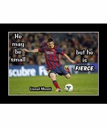 Soccer Motivation Messi Quote Poster Print Inspirational Photo Wall Art ... - £18.08 GBP+