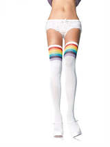 Leg Avenue - Over the Rainbow Opaque Thigh Highes - £10.13 GBP
