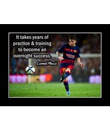 Inspirational Messi Soccer Quote Motivation Poster Print Quote Wall Art ... - $31.17 CAD+