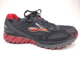 Men’s Brooks Ghost GTX Gore-Tex 5 Running Sneakers Shoes Black Red Size 10 - £39.05 GBP