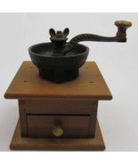 Manual wooden metal coffee or spice grinder - $45.00