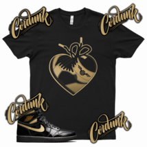 Black LOVED ONES T Shirt match J1 1 Metallic Gold SE Patent Leather Mid - £20.05 GBP+