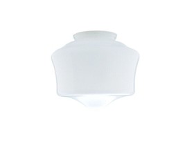 Westinghouse Schoolhouse White Glass Lamp Shade 7.25&quot; Dia x 6.25&quot; H 1 pk - $45.99
