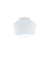 Westinghouse Schoolhouse White Glass Lamp Shade 7.25&quot; Dia x 6.25&quot; H 1 pk - $45.99