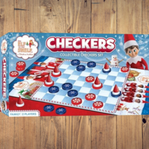Officially licensed Elf on the Shelf Collectible Checkers Board Game Set ages 6+ - $10.88