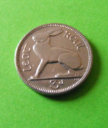 High Grade 1968 Irish Threepence Coin - Superb Condition - Bunny Rabbit ... - $8.82 CAD