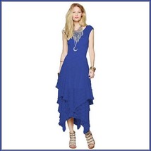 Bohemian Plus Size Sleeveless Tiered Sheer Layered Lined Lace Irregular Hem Gown