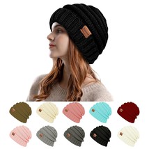 Womens Beanies For Winter Slouchy Beanies For Women Knit Warm Winter Hat... - £11.73 GBP
