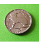 Ireland: 1964 Irish Threepence Coin - Superb High Grade Bunny Rabbit Cel... - $8.91 CAD