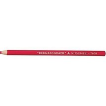 Mitsubishi Colored Pencil Oil Dermatograph No.7600 Red 1 Dozen K7600.15 - £17.02 GBP