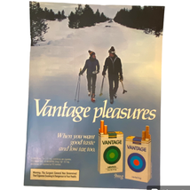 Vantage Cigarettes Print Ad December 1982 Original Color 8 x 11 Collecto... - £7.74 GBP
