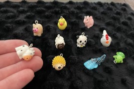 *~10~Piece, Cute Animal Charms, Resin Pendants!~ DIY Jewelry Making~ !!! - $10.98