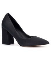 New York And Company Womens Abby Block Heel Pump, 8 M, Black - £54.45 GBP