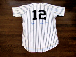 JIM SPENCER 1978 WSC YANKEES SIGNED AUTO VINTAGE RAWLINGS QUALITY JERSEY... - £394.44 GBP