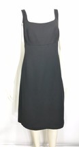S.L. Fashions 18 Black Sleeveless Empire Waist Below-Knee-Length Dress LBD - $37.73