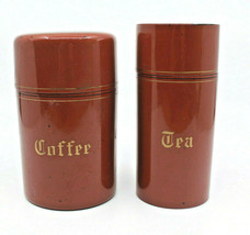  Japanese Lacquerware Coffee Tea Canister Storage Set Made in Japan AS-I... - $45.89