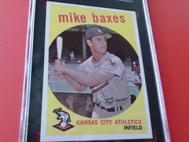1959   MIKE  BAXES   TOPPS  # 381    SGC  88   !! - $64.99