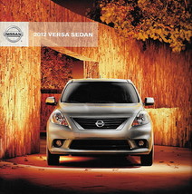 2012 Nissan VERSA SEDAN brochure catalog US 12 1.6 S SL - $6.00