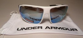 Under Armour UA STRIVE Satin White Carbon New Men&#39;s Sport Sunglasses - £140.12 GBP