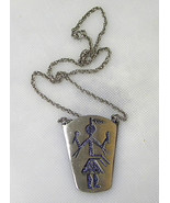 Vintage Hopi Kachina Dancer Pewter Pendant - £11.98 GBP