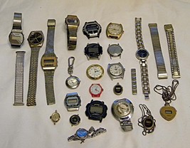 Wristwatch Lot Timex Claremont Body Gear Job Lot 22 pieces - £16.03 GBP