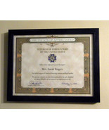 Certificate of Appreciation Veterans of Foreign Wars Signed by John J Se... - €17,01 EUR