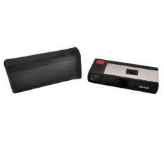 Vintage 1970's Kodak Pocket Instamatic 20 Camera with Leather Case-Teste... - $14.85