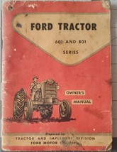 1957 Owners Manual for Ford 601 and 801 Tractors - £33.71 GBP