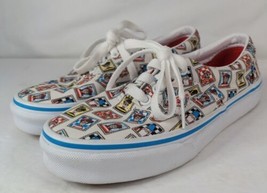 VANS ERA  Where&#39;s Waldo Postage Stamp Sneakers SZ Kids 1.0 - £14.11 GBP