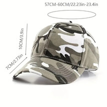 Sun Protection Baseball Cap For Men Women Camouflage Pattern Tactical Hat  - new - £6.37 GBP