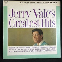 Greatest Hits Jerry Vale&#39;s  VG+ Stereo CS 8778 Columbia Album Record PET RESCUE - £5.17 GBP