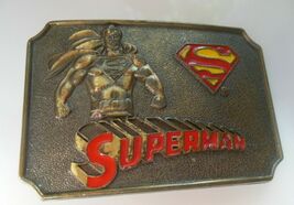 Vintage SUPERMAN Belt Buckle LEE Co. Made in USA - $32.67
