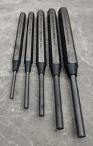 Proto Pin Punch Set Round Shank Set Incomplete Lot of 5 image 7