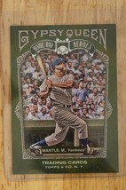 2011 Topps Baseball Gypsy Queen Green Framed Paper HH23 Mickey Mantle Yankees - £6.72 GBP