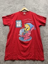Looney Tunes Tweety Bird I Tawt I Taw A Puddy Tat T-Shirt One Size - $24.75