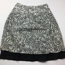 Element Women&#39;s White Skirt Floral Work Office Sunday Church Size S Sm S... - $24.99