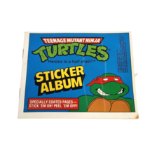 Vintage 1990 Tmnt Teenage Mutant Ninja Turtles Mini Sticker Album W/ Stickers - £21.26 GBP