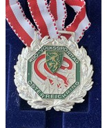 Vintage Austrian Commemorative Medal WBO Sport People’s Day Austrian Ring - $14.73 CAD