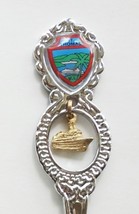 Collector Souvenir Spoon Virgin Islands St Thomas Cruise Ship Emblem and Charm - £7.86 GBP