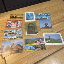 Vintage Lot of 10 Windmill Germany Travel Souvenir Postcard KG JD - £15.50 GBP