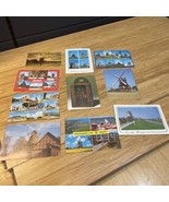 Vintage Lot of 10 Windmill Germany Travel Souvenir Postcard KG JD - £15.60 GBP