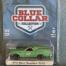 Greenlight 1972 Ford Ranchero 500 Quaker State Blue Collar 1:64 - $14.85