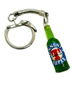 Cool TENNENTS SUPER BOTTLE KEYRING fab PUB scottish BEER miniature KEYCHAIN - $9.26