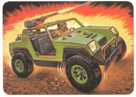 G.I. Joe Trading Card #35 Attack Vehicle 1986 Milton Bradley VERY HIGH G... - £15.40 GBP