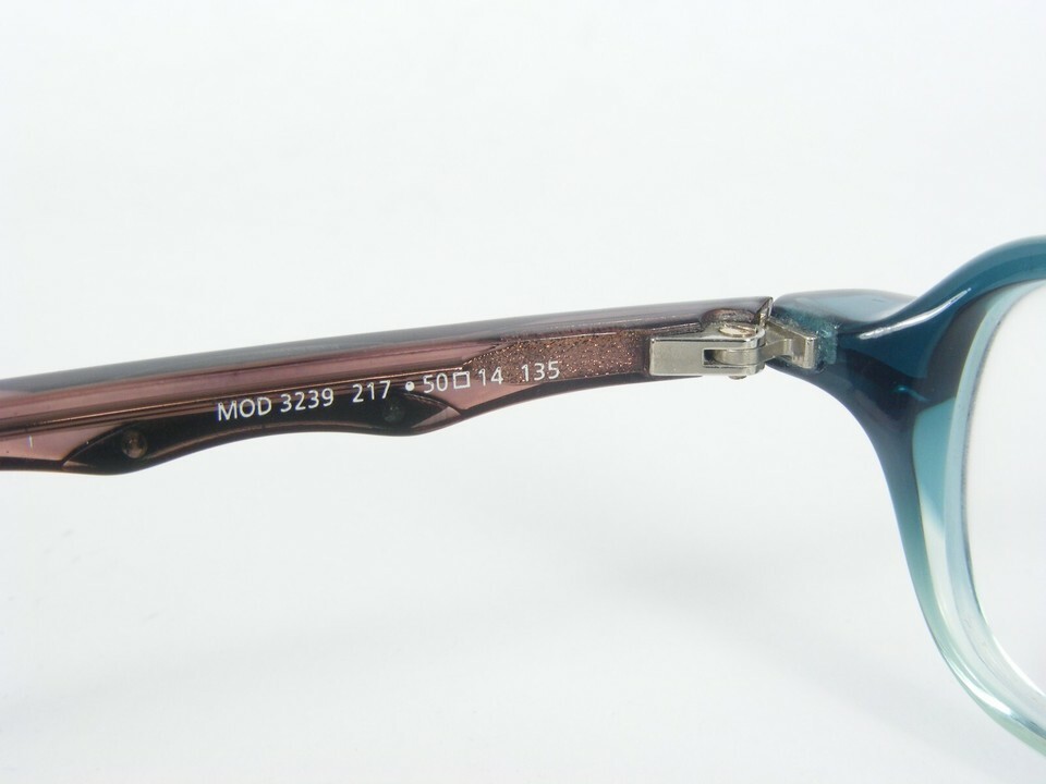 Vintage Marc O'Polo 3239 217 TRANSPARENT BLUE TEAL GRADIENT EYEGLASSES 50-14-135 Item image 11