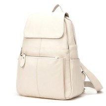 Zency Fashion Soft Leather Large Women Backpack High Quality A+ Ladies Daily Cas - £76.75 GBP