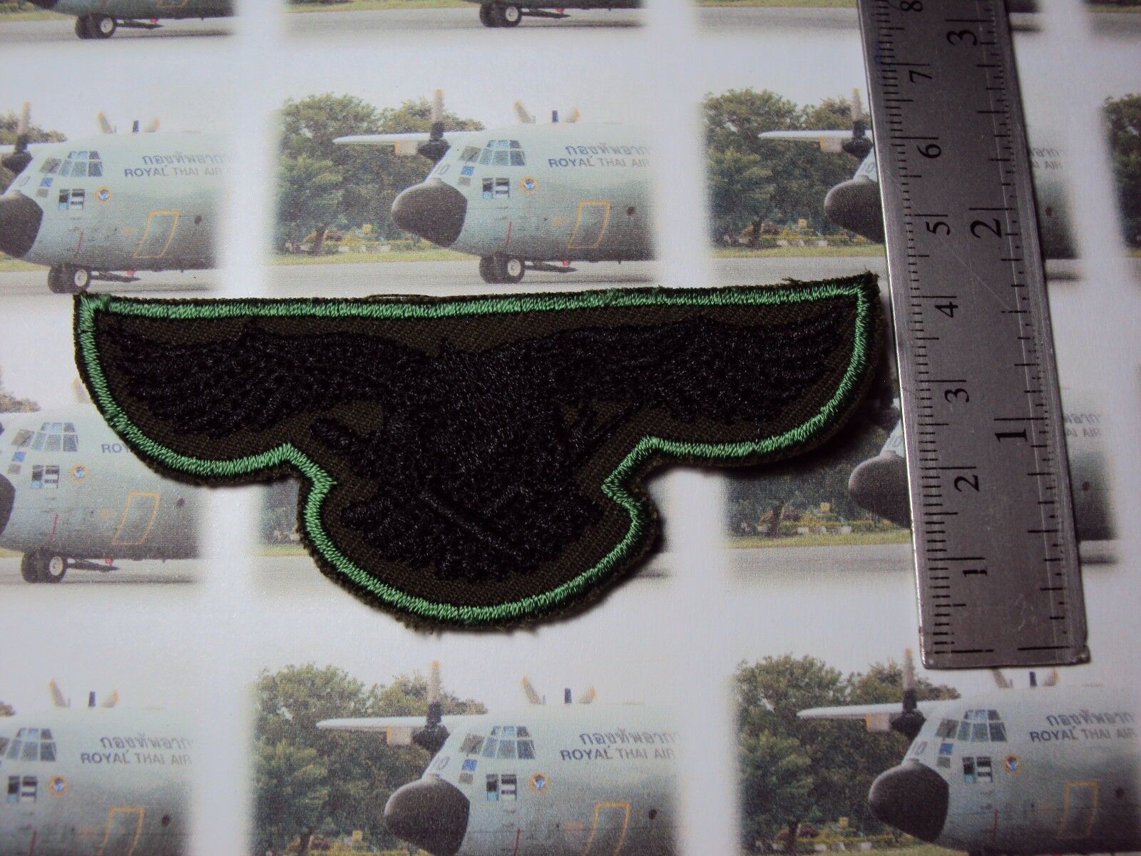 BIDSpecial Operations Regiment Thai Air Force Commando Green Black Patch... - $4.99