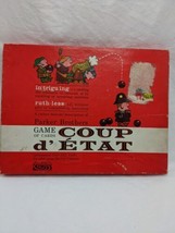 95% COMPLETE Vintage 1966 Parker Brothers Game Of Cards Coup D'etat  Board Game  - $35.63