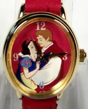 Disney Oval Bezel Prince and Snow White Watch! New HTF! - £156.45 GBP