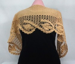 Elegant , beige shawl-collar. BE-2 - $100.00
